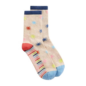 White Stuff Starburst Ankle Socks